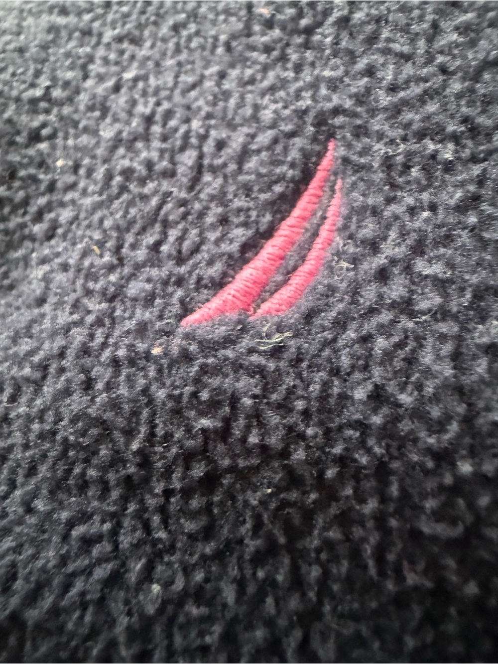 🔴Nautica Kids Navy Fleece Jacket with Pink Trim - Picture 4 of 5